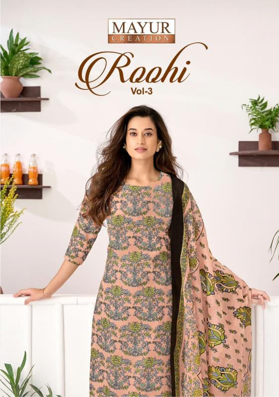 Mayur roohi vol 3 dress material wholesale bangalore